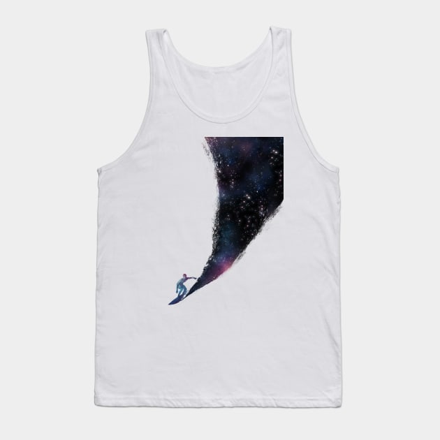 Surfing The Universe Final Tank Top by astronaut
